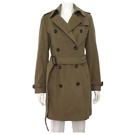 Burberry Abrigo doble de mezcla de lana y cachemira London para mujer