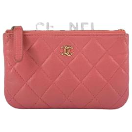 Chanel Mini Pouch Caviar Gold