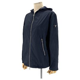 Prada Nylon Triangle Logo Women's Windbreaker Jacket