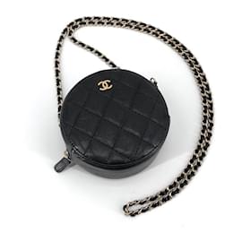 Chanel Caviar Round Crossbody Bag
