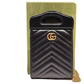Gucci Borsa a mano e a tracolla Marmont Matelassé Top Handle