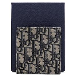 Tarjetero vertical en jacquard Oblique - Dior