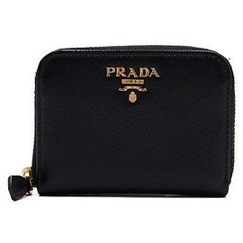 Prada Tarjetero con cremallera Saffiano