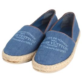 Louis Vuitton Espadrilles Sunrise in tela Blue