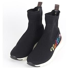 Regenbogen-Initialen Strick-Sneaker - Louis Vuitton
