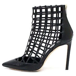 Jimmy Choo Sapatos de salto alto Rome em couro preto para mulher
