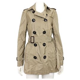 Burberry Belted Nylon Trench Coat for Women