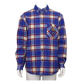 Besticktes Karohemd für Herren - Gucci