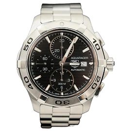 Tag Heuer Aqua Racer Chronograph Steel Automatic Black