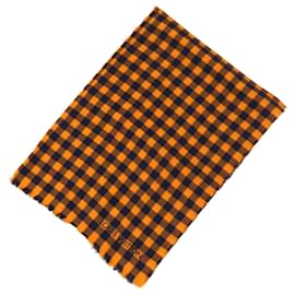 Louis Vuitton Sciarpa a quadri arancione