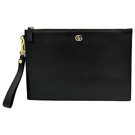 Gucci Clutch con tracolla Marmont Black