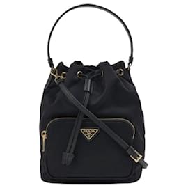 Duet Nylon Bucket Bag - Prada