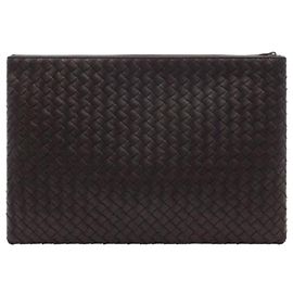 Bottega Veneta Clutch Medium Marrone