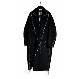 Balenciaga Oversized-Mantel mit unfertigem Rand