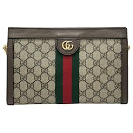Gucci Borsa a tracolla Ophidia GG Piccola Marrone