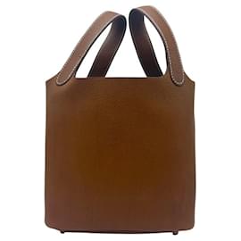 Picotin Lock Barenia Gold - Hermès