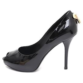 Louis Vuitton Scarpe con tacco alto a punta aperta in vernice