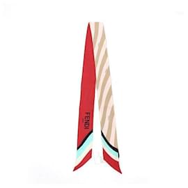 Sciarpa in seta a righe Optical Lappi - Fendi