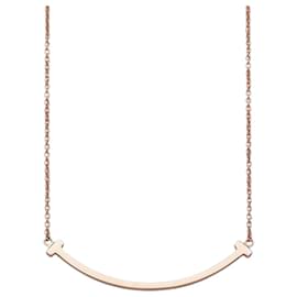 Tiffany & Co Collana con pendente Rose Gold Smile Small (Ricevuta d'acquisto)