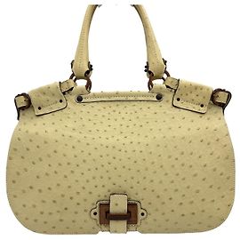 Salvatore Ferragamo Borsa Tote Marisa Gancini in struzzo vintage
