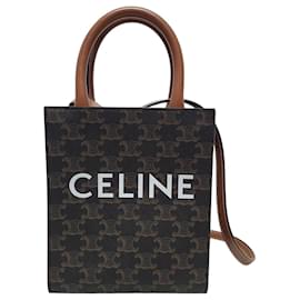 Borsa Tote Verticale Triomphe Canvas Mini - Céline