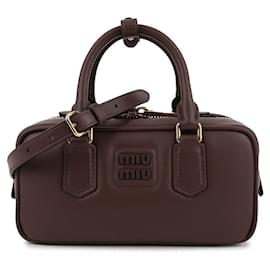 Leder-Tote-Bag - Miu Miu
