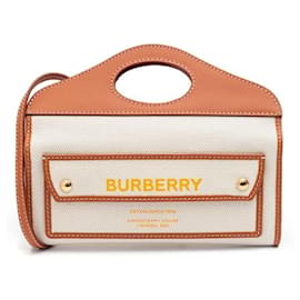 Burberry Mini borsa a tasca bicolore