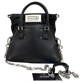 Maison Martin Margiela Micro Tote e Borsa a Spalla Nera