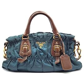 Tote Bag e Shoulder Bag in Tessuto Gaufre - Prada