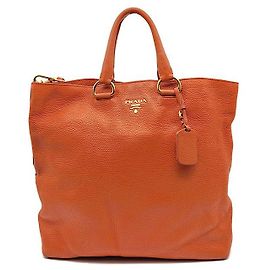 Prada Tote e borsa a tracolla in Vitello Daino