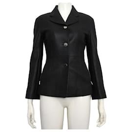 Leather Equestrian Riding Women's Jacket - Hermès
