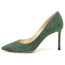Jimmy Choo Décolleté in camoscio verde da donna