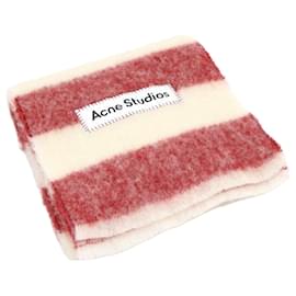 Sciarpa a righe in misto lana e mohair - Acne