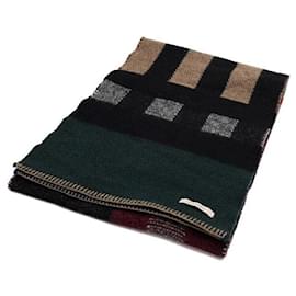 Burberry Reversibler Unisex-Wollschal mit Color-Blocking