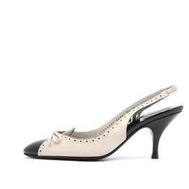Salvatore Ferragamo Scarpe slingback da donna in vernice nera