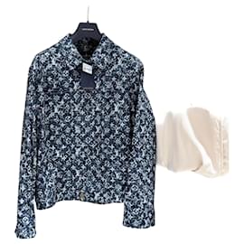 Louis Vuitton Giacca da lavoro in denim monogrammato