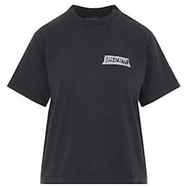 Masking Tape T-Shirt mit mittlerer Passform für Damen - Balenciaga