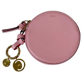 Chloé Runder Münzbeutel Alphabet Olivia Rosa für Damen
