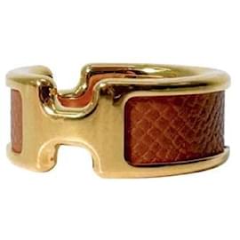 Anillo Olymp Metal Medium Oro Amarillo Etoupe - Hermès
