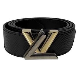 Louis Vuitton Cintura Twist Epi da uomo Nero