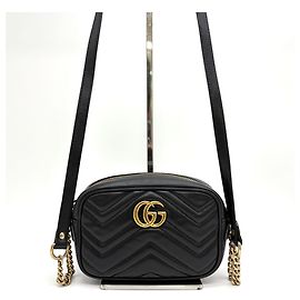 Gucci Borsa a tracolla GG trapuntata nera