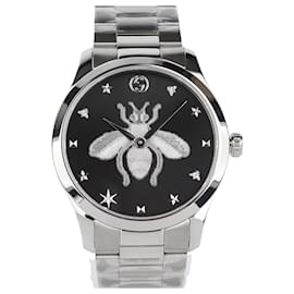 Gucci Orologio G-Timeless Bee quadrante nero da uomo