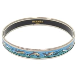 Bracelet jonc Hermes Email PM Dolphin Metal - Hermès