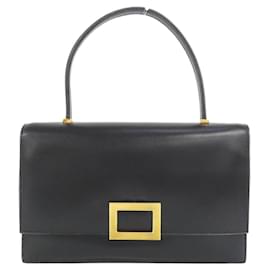 Borsa Hermès Ege in pelle di vitello box nera