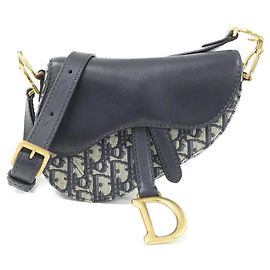 Christian Dior DIOR OBLIQUE Saddle Mini Shoulder Bag