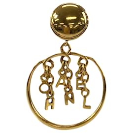 Orecchini a clip placcati in oro Chanel