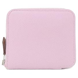 Hermès Portefeuille compact en soie Equateur Hermes