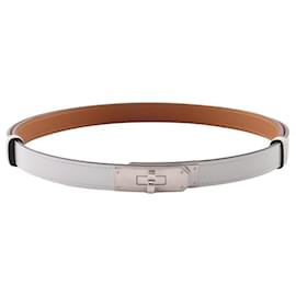 Hermes Kelly Gürtel in Weiß - Hermès