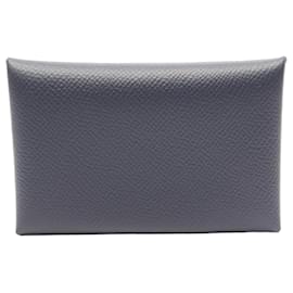 Carteira Hermes Calvi Blue Nuit - Hermès