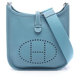 Hermès Borsa a tracolla Hermes Evelyne 23 Blue Jean